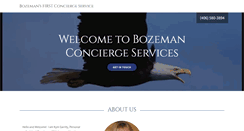 Desktop Screenshot of bozemanconciergeservices.com