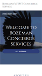 Mobile Screenshot of bozemanconciergeservices.com
